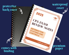 Load image into Gallery viewer, 2025 | CPA Exam Review Notes - 6 Sections Complete Bundle | Printed & Shipped | 216 Pages | 2025 Edition