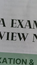 Load and play video in Gallery viewer, 2024 | CPA Exam Review Notes - REG | Printed &amp; Shipped | 37 Pages | Taxation and Regulation | 2024 Edition
