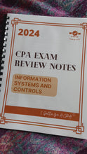 Load and play video in Gallery viewer, 2024 | CPA Exam Review Notes - ISC | Printed &amp; Shipped | 32 Pages | Information Systems and Controls | 2024 Edition
